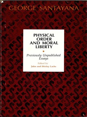 cover image of Physical Order and Moral Liberty